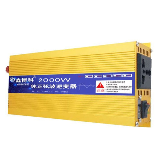 XINBOKE High Power Household Car Sine Wave Inverter 12V 2000W To 220V 1000W(Single Display) - Pure Sine Wave by buy2fix | Online Shopping UK | buy2fix