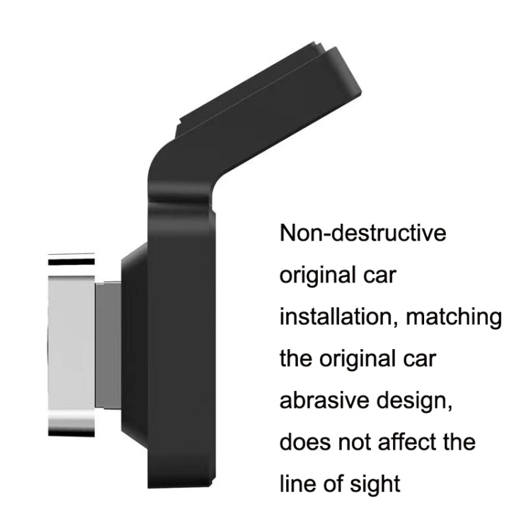 XH-V2 4 Inches Driving Recorder HD Night Vision Free Installation Dash Camera, Style: Touch Model(Dual Record) by buy2fix