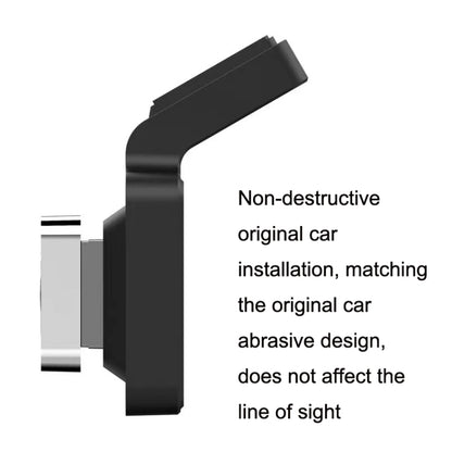 XH-V2 4 Inches Driving Recorder HD Night Vision Free Installation Dash Camera, Style: Touch Model(Dual Record) by buy2fix