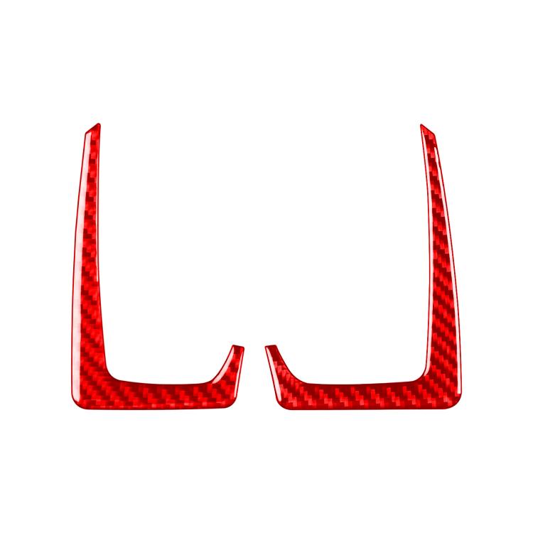 For 2019-2024 BMW 8 Series G14 2pcs /Set Left-hand Drive Instrument Both Sides Decorative Stickers(Red) - Car Interior Mouldings by buy2fix | Online Shopping UK | buy2fix