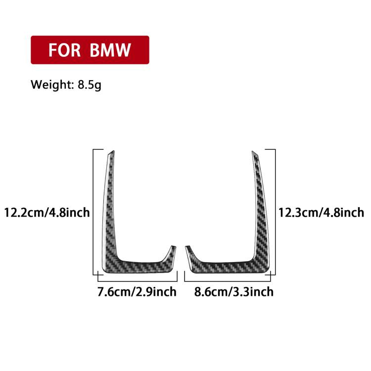 For 2019-2024 BMW 8 Series G14 2pcs /Set Left-hand Drive Instrument Both Sides Decorative Stickers(Red) - Car Interior Mouldings by buy2fix | Online Shopping UK | buy2fix