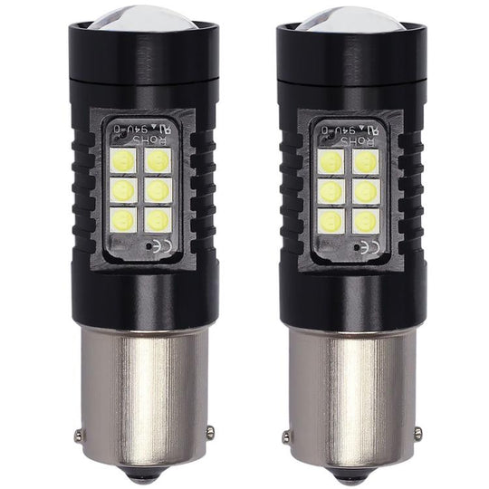 1pair Automotive High-power LED White Light Fog Lamp(1156)