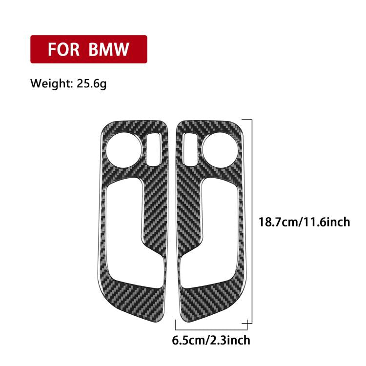For 2019-2024 BMW 8 Series G14 2pcs /Set Universal Seat Adjustment Stickers For Left And Right Drive(Red) - Car Interior Mouldings by buy2fix | Online Shopping UK | buy2fix