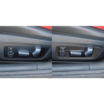 For 2019-2024 BMW 8 Series G14 2pcs /Set Universal Seat Adjustment Stickers For Left And Right Drive(Red) - Car Interior Mouldings by buy2fix | Online Shopping UK | buy2fix