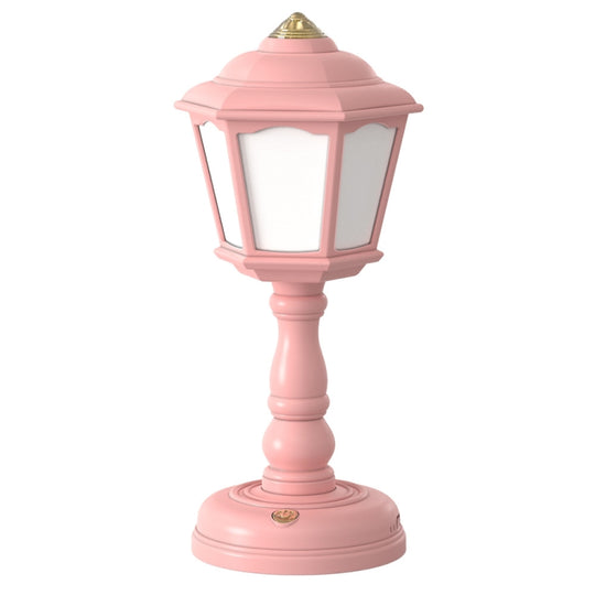 GIVELONG Retro Table Lamp USB Charging Small Night Light, Style: 320-1 Red