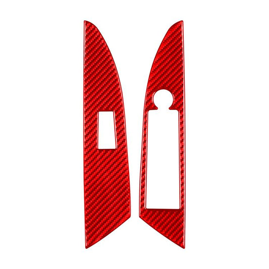 For 2019-2024 BMW 8 Series G14 2pcs /Set Right-hand Drive Glass Lift Convertible Stickers(Red) - Car Interior Mouldings by buy2fix | Online Shopping UK | buy2fix