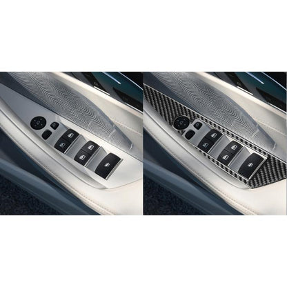 For 2019-2024 BMW 8 Series G14 2pcs /Set Right-hand Drive Glass Lift Convertible Stickers(Black) - Car Interior Mouldings by buy2fix | Online Shopping UK | buy2fix