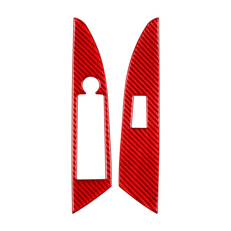 For 2019-2024 BMW 8 Series G14 2pcs /Set Left-hand Drive Glass Lift Convertible Stickers(Red) - Car Interior Mouldings by buy2fix | Online Shopping UK | buy2fix
