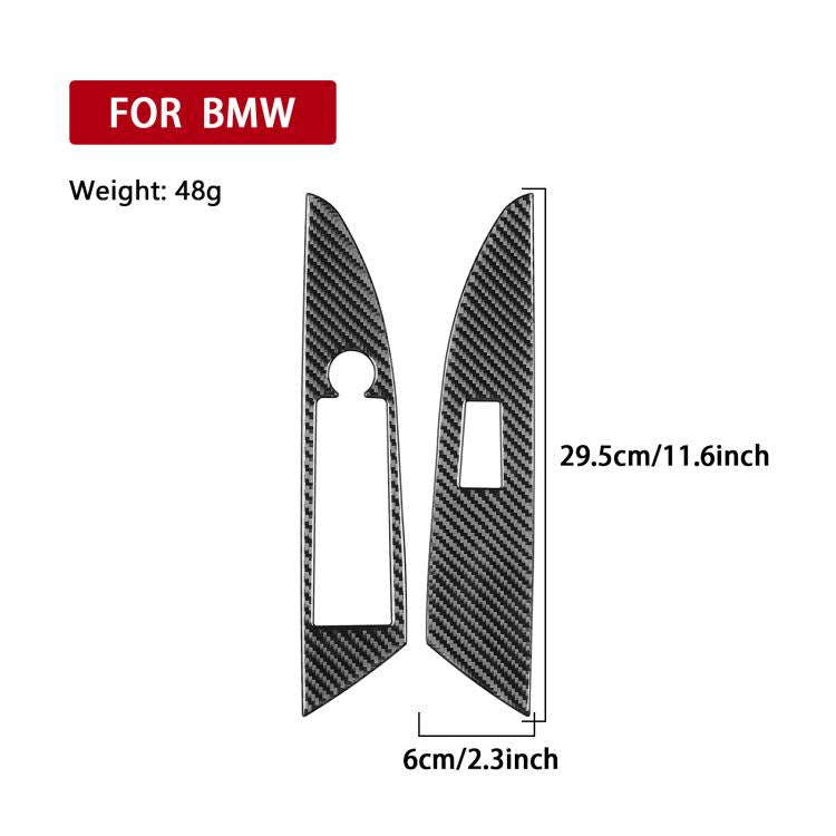 For 2019-2024 BMW 8 Series G14 2pcs /Set Left-hand Drive Glass Lift Convertible Stickers(Red) - Car Interior Mouldings by buy2fix | Online Shopping UK | buy2fix