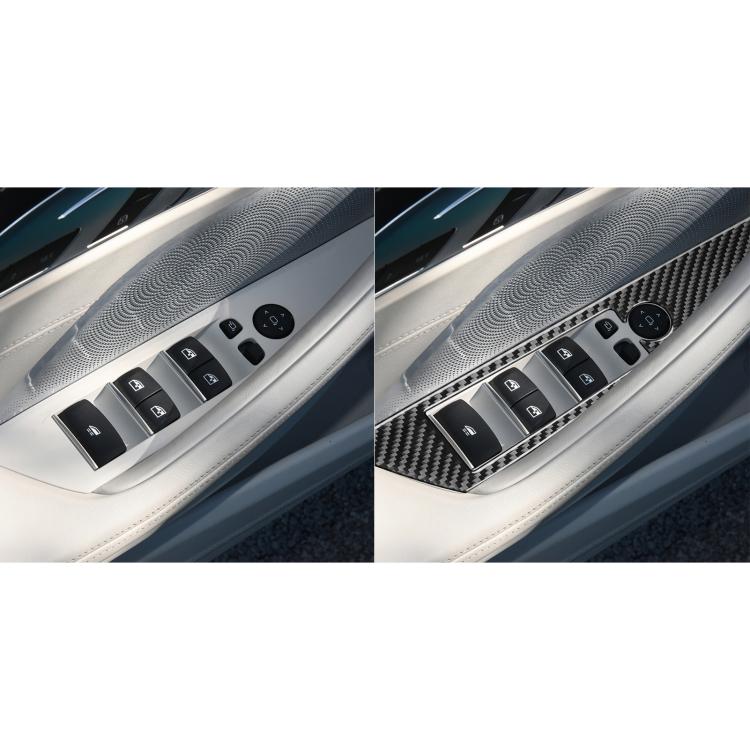 For 2019-2024 BMW 8 Series G14 2pcs /Set Left-hand Drive Glass Lift Convertible Stickers(Red) - Car Interior Mouldings by buy2fix | Online Shopping UK | buy2fix