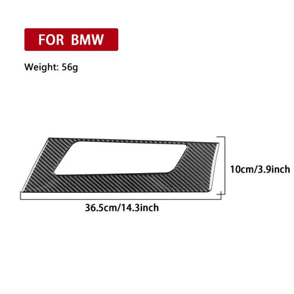 For 2019-2024 BMW 8 Series G14 Right-hand Drive Dashboard Speaker Frame Sticker(Black) - Car Interior Mouldings by buy2fix | Online Shopping UK | buy2fix