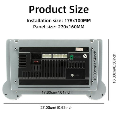 10.1 inch IPS Display + 2.5D Touch Screen Bluetooth FM Radio Car Navigation Machine, Memory: 2+32G - Car MP3 & MP4 & MP5 by buy2fix | Online Shopping UK | buy2fix