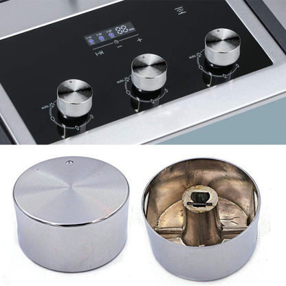 2pcs 6mm Gas Stove Knobs Universal Cooker Oven Hob Control Switch - Cooktop Parts by buy2fix | Online Shopping UK | buy2fix