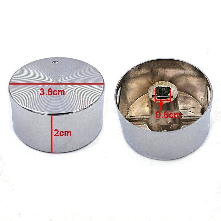 2pcs 6mm Gas Stove Knobs Universal Cooker Oven Hob Control Switch - Cooktop Parts by buy2fix | Online Shopping UK | buy2fix