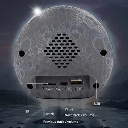 Y-598 Suspended Astronaut Bluetooth Speaker RGB Light Subwoofer Ornament,Spec: 598A Silver - Desktop Speaker by buy2fix | Online Shopping UK | buy2fix