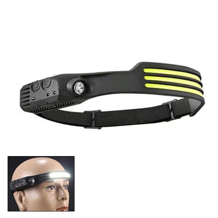 W689-3 White Light  USB Rechargeable Motion Sensor Headlamp COB Outdoor Fishing Flashlight - Headlamp by buy2fix | Online Shopping UK | buy2fix