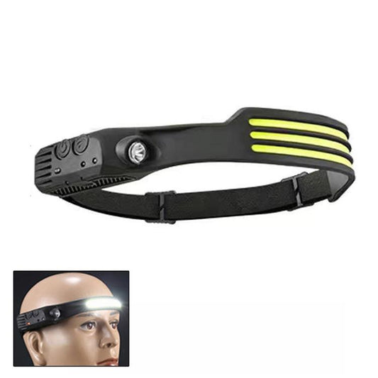 W689-3 White Light  USB Rechargeable Motion Sensor Headlamp COB Outdoor Fishing Flashlight - Headlamp by buy2fix | Online Shopping UK | buy2fix
