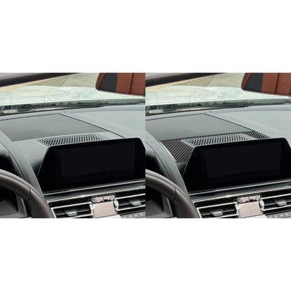 For 2019-2024 BMW 8 Series G14 Left-hand Drive Dashboard Speaker Frame Sticker(Black) - Car Interior Mouldings by buy2fix | Online Shopping UK | buy2fix