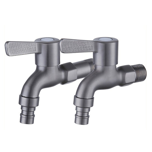 Bathroom Toilet Stainless Steel Bib Tap Wall Mounted Washing Machine Water Tap ,Spec: Medium Long Type - Faucets & Accessories by buy2fix | Online Shopping UK | buy2fix