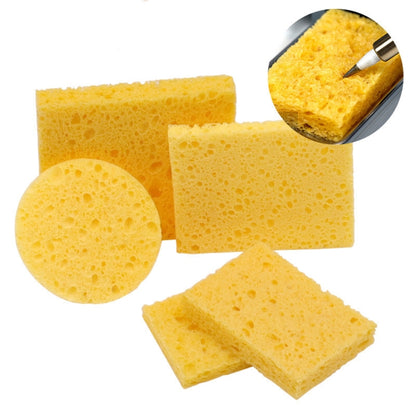 10pcs Soldering Iron Tin Remover Cleaning Cotton Wood Pulp Sponge,Spec: Thickened Square 6x6cm - Others by buy2fix | Online Shopping UK | buy2fix