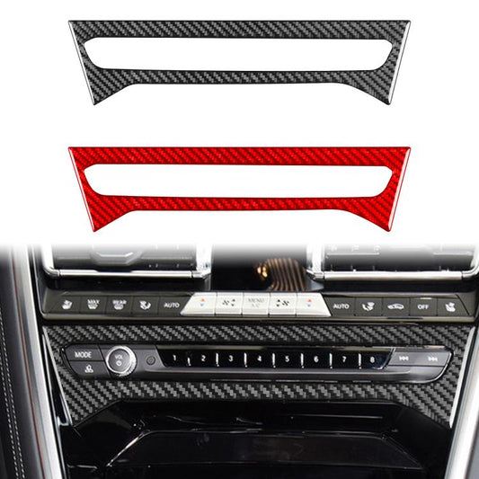 For 2019-2024 BMW 8 Series G14 Universal CD Panel Sticker for Left and Right Drive(Black) - Car Interior Mouldings by buy2fix | Online Shopping UK | buy2fix