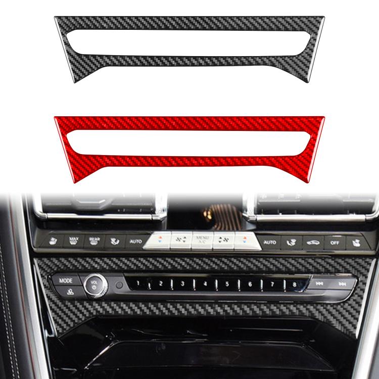 For 2019-2024 BMW 8 Series G14 Universal CD Panel Sticker for Left and Right Drive(Red) - Car Interior Mouldings by buy2fix | Online Shopping UK | buy2fix