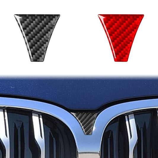 For 2019-2024 BMW 8 Series G14 Left and Right Drive Universal Front Grille Decorative Sticker(Red) - Car Interior Mouldings by buy2fix | Online Shopping UK | buy2fix