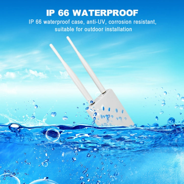 European Version 4G LTE Router CPE Outdoor Waterproof Mobile Router Triple Network, EU Plug by buy2fix