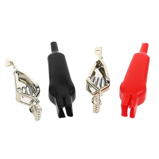 2pcs 20A 75mm High Current All-Inclusive Spring Alligator Clip(Random Color Delivery) - Booster Cable & Clip by buy2fix | Online Shopping UK | buy2fix