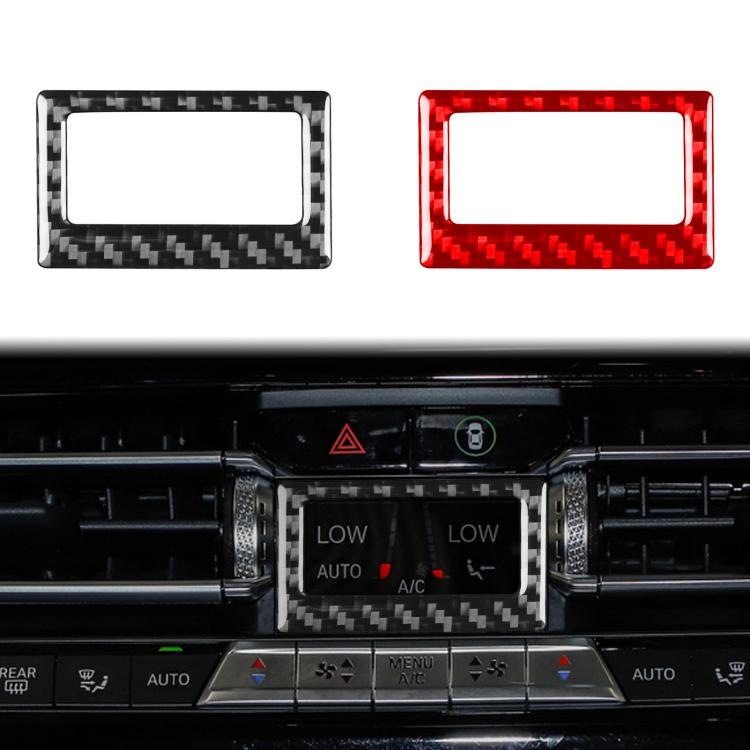 For 2019-2024 BMW 8 Series G14 Universal Air Conditioning Temperature Display Frame Sticker(Black) - Car Interior Mouldings by buy2fix | Online Shopping UK | buy2fix
