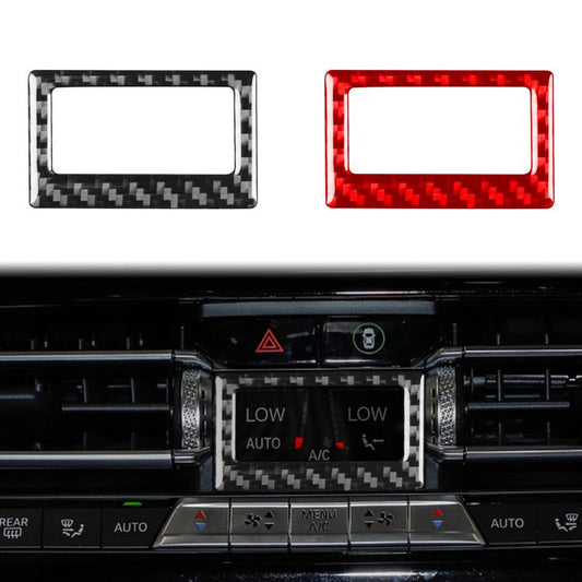 For 2019-2024 BMW 8 Series G14 Universal Air Conditioning Temperature Display Frame Sticker(Red) - Car Interior Mouldings by buy2fix | Online Shopping UK | buy2fix