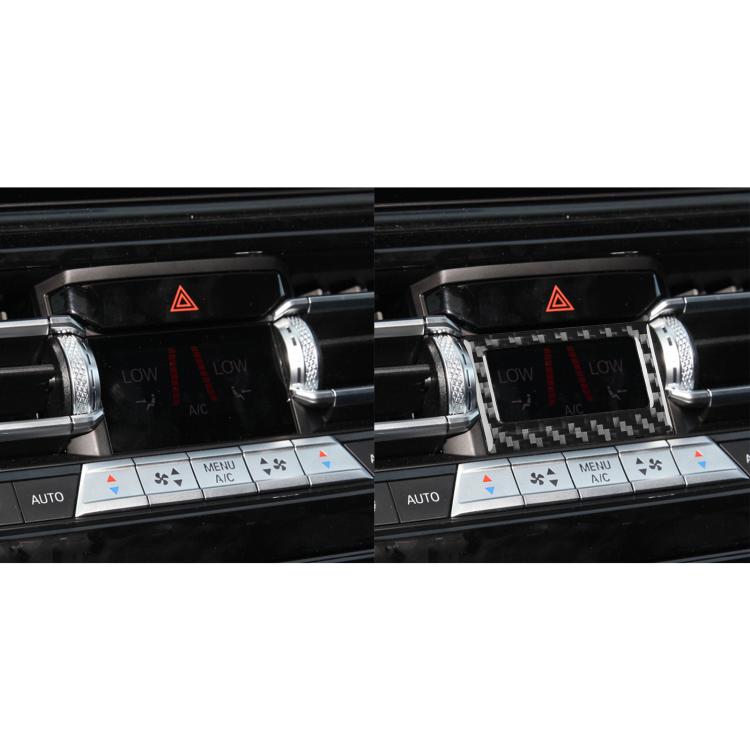 For 2019-2024 BMW 8 Series G14 Universal Air Conditioning Temperature Display Frame Sticker(Black) - Car Interior Mouldings by buy2fix | Online Shopping UK | buy2fix