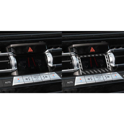 For 2019-2024 BMW 8 Series G14 Universal Air Conditioning Temperature Display Frame Sticker(Black) - Car Interior Mouldings by buy2fix | Online Shopping UK | buy2fix