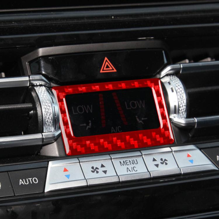 For 2019-2024 BMW 8 Series G14 Universal Air Conditioning Temperature Display Frame Sticker(Black) - Car Interior Mouldings by buy2fix | Online Shopping UK | buy2fix