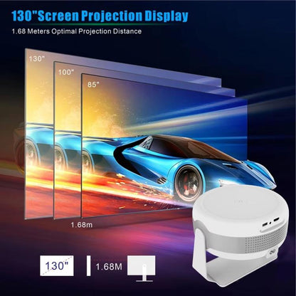 T269 Pro 1280x720P Smart Projector WiFi 6 4K Android 11 System Home Cinema US Plug - LED Projector by buy2fix | Online Shopping UK | buy2fix