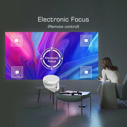 T269 Pro 1280x720P Smart Projector WiFi 6 4K Android 11 System Home Cinema UK Plug - LED Projector by buy2fix | Online Shopping UK | buy2fix