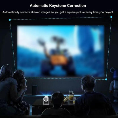 J1 1280 X 720P Projector WiFi 6 Android 11 System Supports Mirroring Screen AU Plug - LED Projector by buy2fix | Online Shopping UK | buy2fix