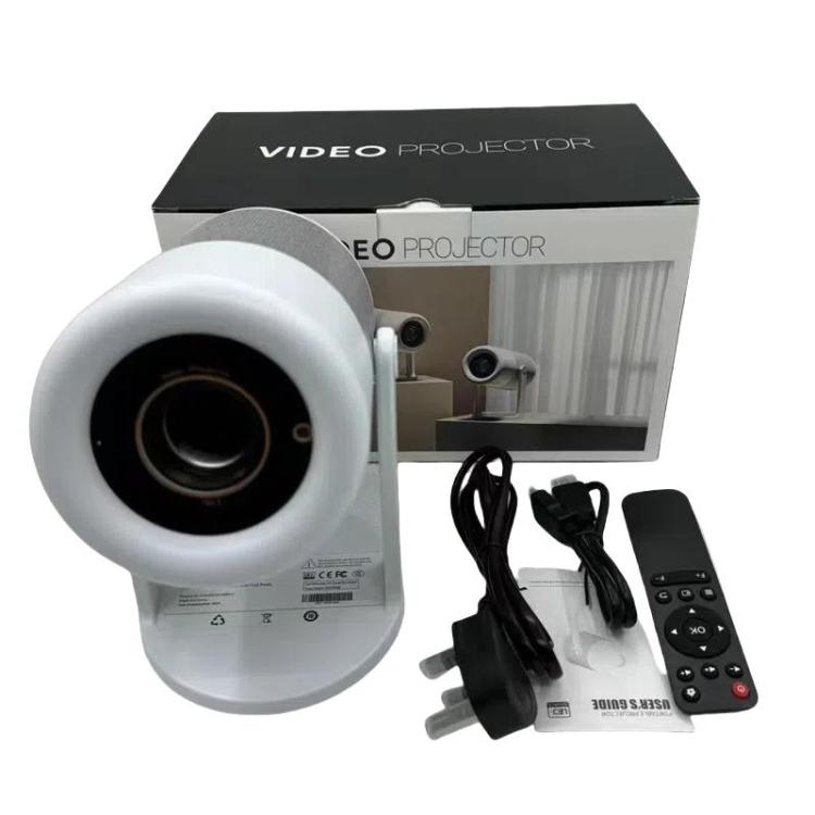 J1 1280 X 720P Projector WiFi 6 Android 11 System Supports Mirroring Screen UK Plug - LED Projector by buy2fix | Online Shopping UK | buy2fix