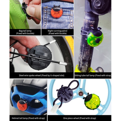 Ladybug Wheel Light Children Balance Bike Bicycle Hub Light, Color: Smart Red by buy2fix