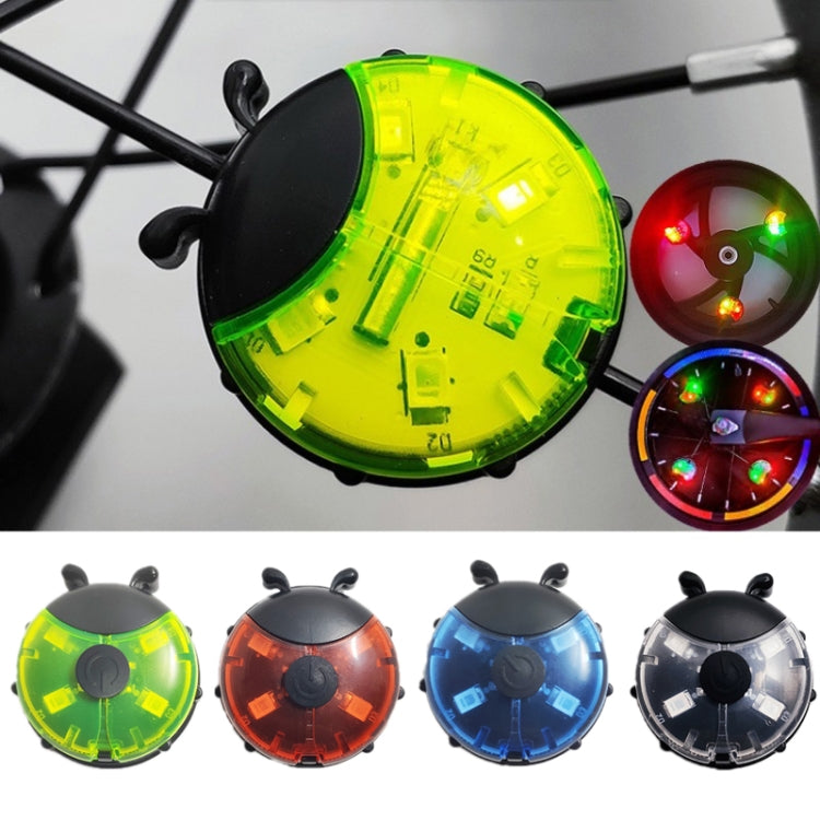 Ladybug Wheel Light Children Balance Bike Bicycle Hub Light, Color: Manual Blue by buy2fix