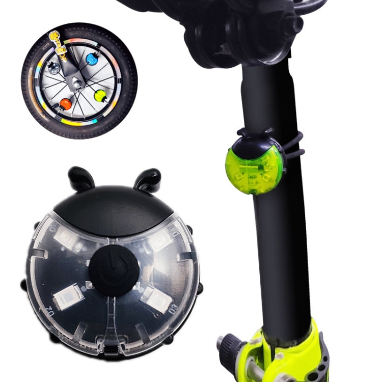 Ladybug Wheel Light Children Balance Bike Bicycle Hub Light, Color: Manual Transparent by buy2fix
