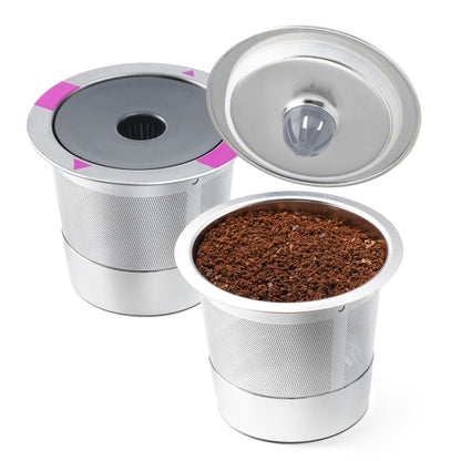 For Keurig Coffee Maker Reusable Filter Cup Stainless Steel Single Hole K Cup - Coffee Machine Parts by buy2fix | Online Shopping UK | buy2fix