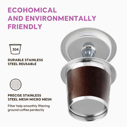 For Keurig Coffee Maker Reusable Filter Cup Stainless Steel Single Hole K Cup - Coffee Machine Parts by buy2fix | Online Shopping UK | buy2fix