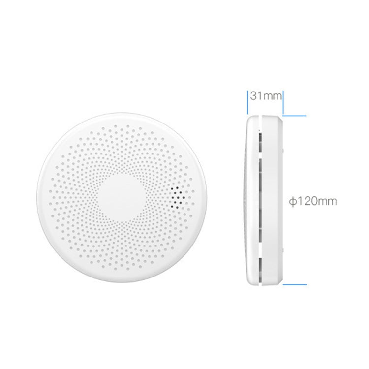 RH-WS11-W WiFi 2 In 1 Smoke Alarm Carbon Monoxide Composite Smoke Sensor by buy2fix