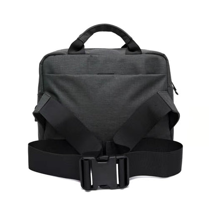 SLR Camera Bag Men Crossbody Photography Bag Waterproof Carrying Case with USB Charging Port, Size: Large by buy2fix