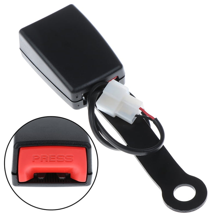 173mm Car Seat Belt Buckle Connector With Alarm Signal by buy2fix