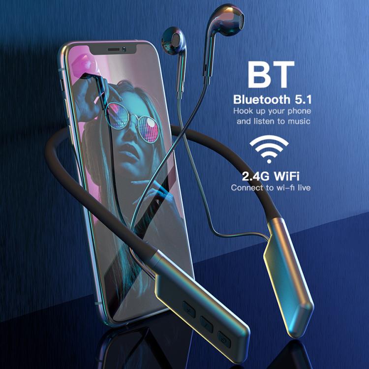 M001A Bluetooth 5.1 / 2.4G Dual-Mode Live Monitoring Neck-Hanging Wireless Headset, Spec: 1 For 4 - Neck-mounted Earphone by buy2fix | Online Shopping UK | buy2fix