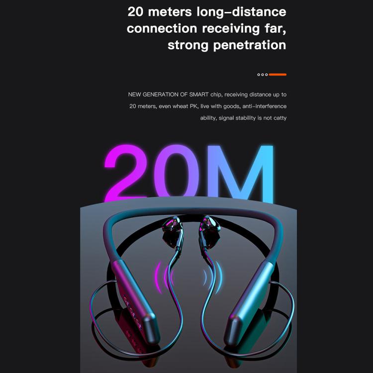 M001A Bluetooth 5.1 / 2.4G Dual-Mode Live Monitoring Neck-Hanging Wireless Headset, Spec: 1 For 1 - Neck-mounted Earphone by buy2fix | Online Shopping UK | buy2fix