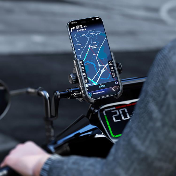 Kewig Motorcycle Bicycle Non-Blocking Mobile Phone Camera Navigation Bracket(M29-C3) - Holder by kewig | Online Shopping UK | buy2fix