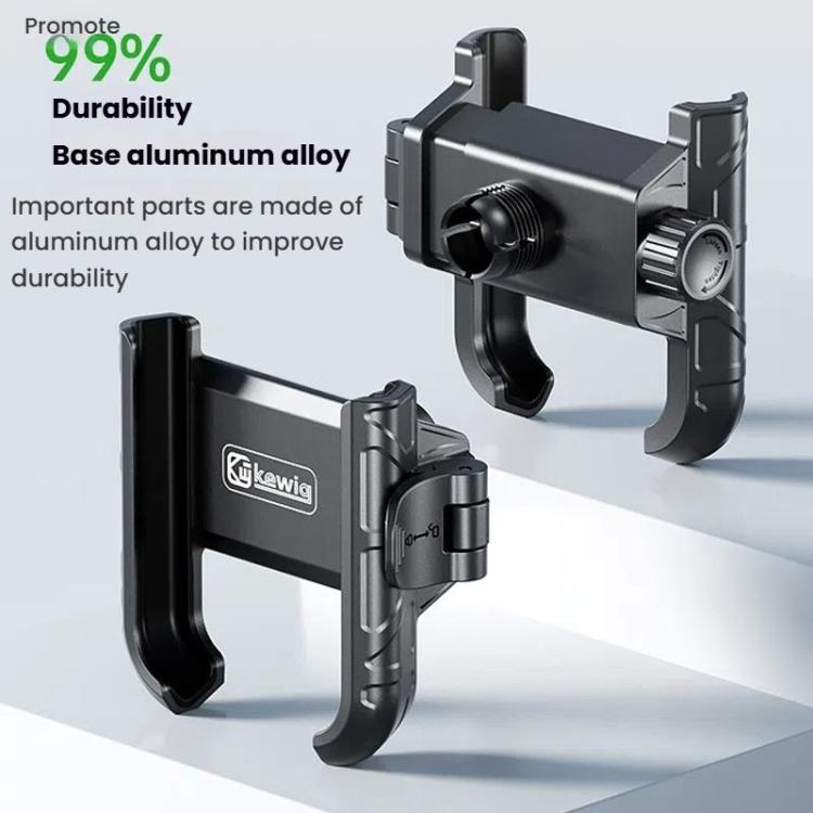 Kewig Motorcycle Bicycle Non-Blocking Mobile Phone Camera Navigation Bracket(M29-C3) - Holder by kewig | Online Shopping UK | buy2fix